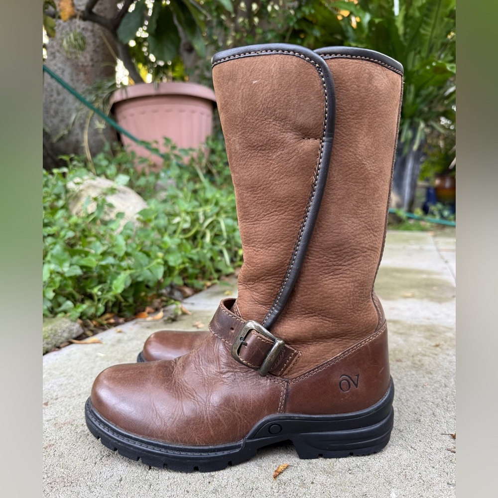 Ovation Brown Leather Women's Winter Boots 38EU